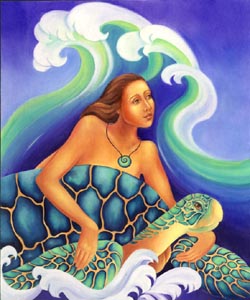 goddess-turtle woman
