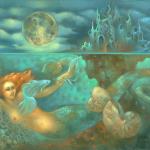 Melusina's Night Swim
oil on canvasSpir